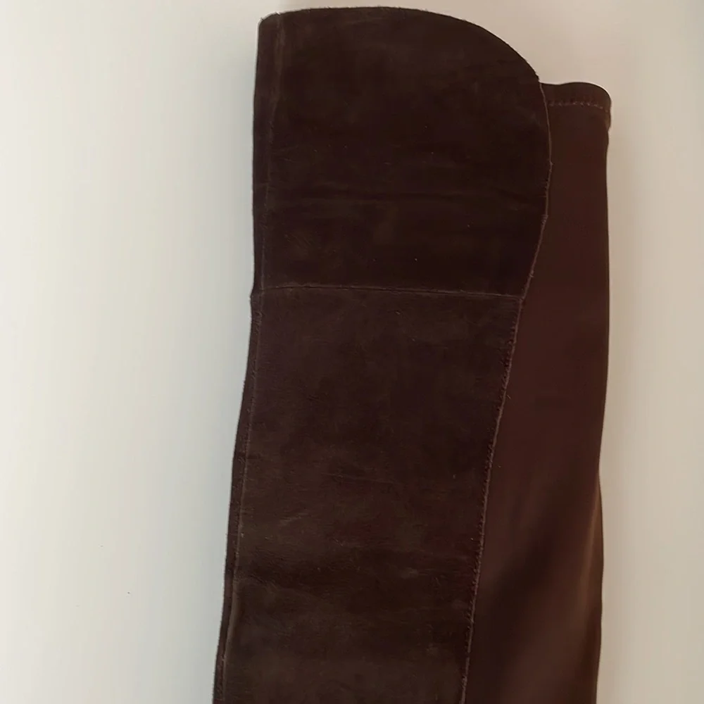 Riley Split Suede Over the Knee Boots